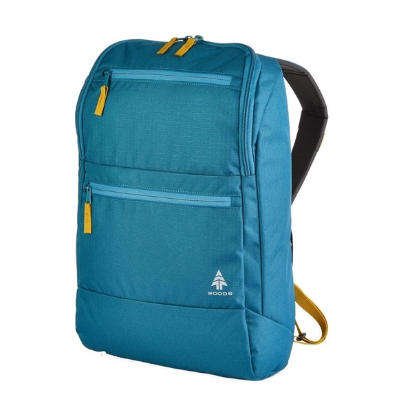 Other - Woods Commuter 18 Daypack in teal/blue with yellow accents